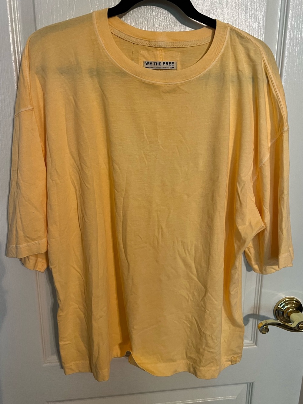 We The Free Perfect Oversized Tee In Orange NWOT Size M